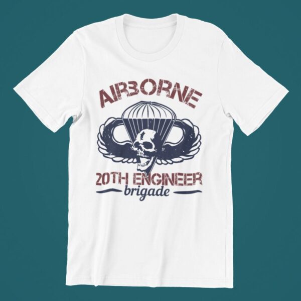 Tricou personalizat - Airborne 20th engineer brigade