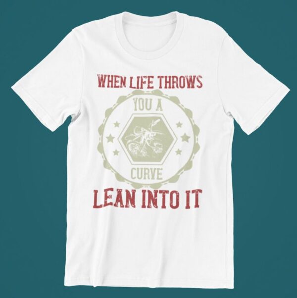 Tricou personalizat - When life throws you a curve