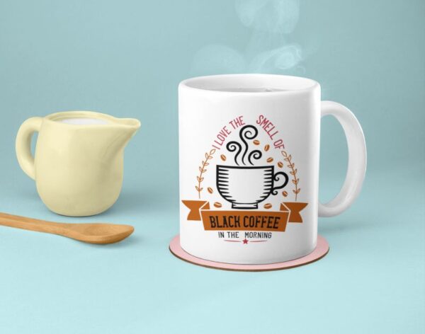 Cana personalizata - Black coffee in the morning