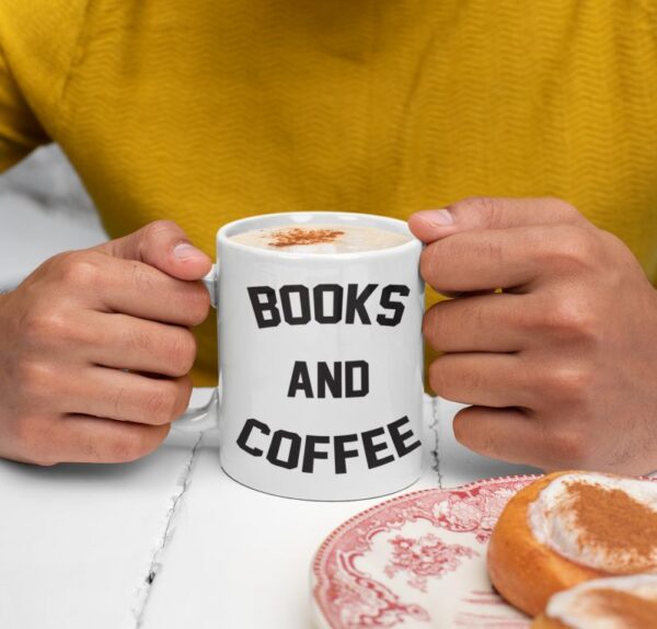 Cana personalizata - Books and coffee