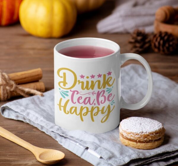 Cana personalizata - Drink tea Be happy