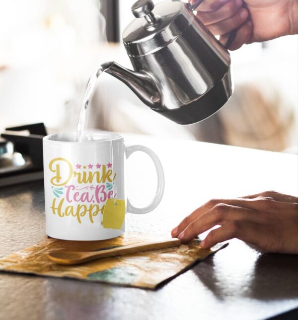 Cana personalizata - Drink tea Be happy