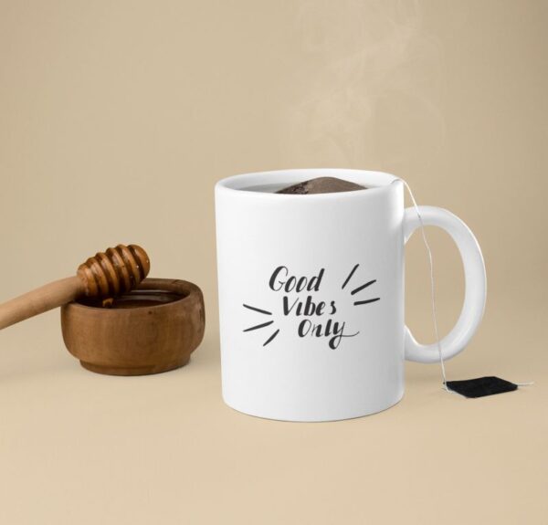 Cana personalizata - Good vibes only