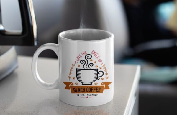 Cana personalizata - Black coffee in the morning