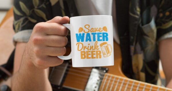 Cana personalizata - Save water drink beer