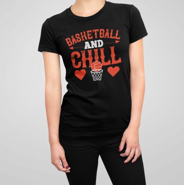 Tricou personalizat - Basketball and chill