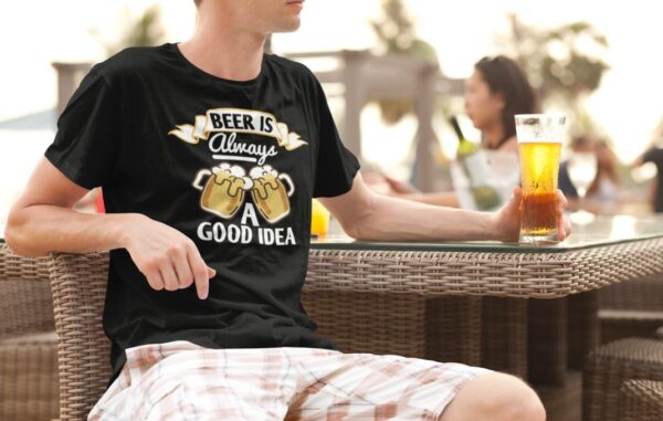 Tricou personalizat - Beer is always a good idea