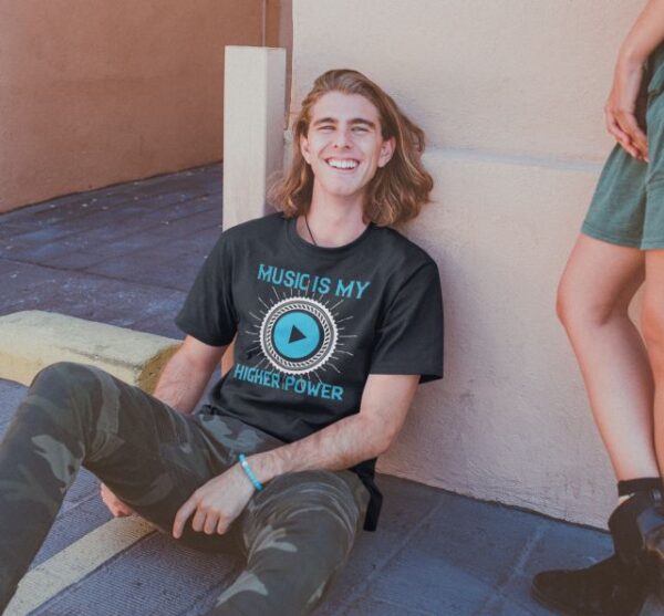 Tricou personalizat - Music is my higher power