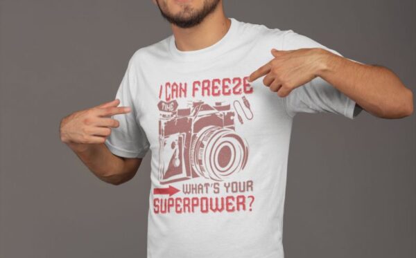 Tricou personalizat - I can freeze time what's your superpower?