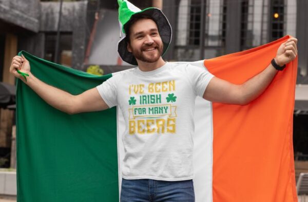 Tricou personalizat - I've been Irish for many beers