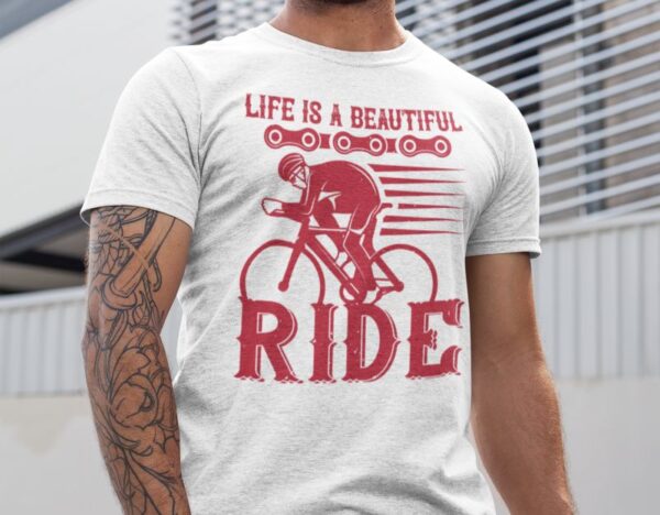 Tricou personalizat - Life is a beautiful ride