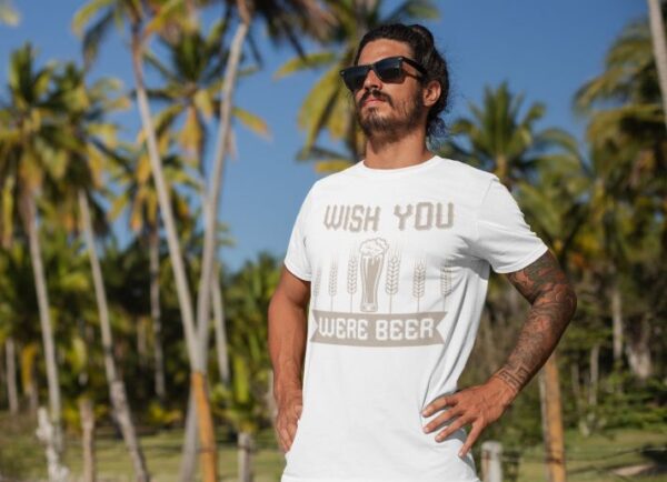 Tricou personalizat - Wish you were beer (w)