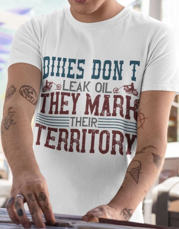 Tricou personalizat - Bikes don't leak oil