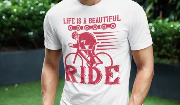 Tricou personalizat - Life is a beautiful ride