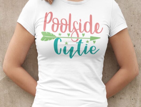 Tricou personalizat - Poolside Cutie