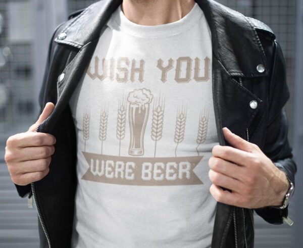 Tricou personalizat - Wish you were beer (w)