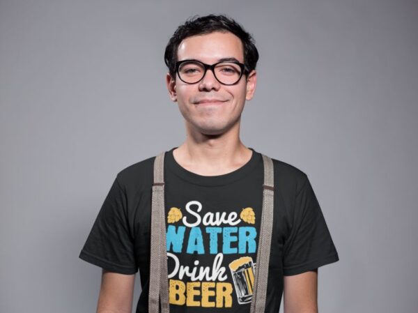 Tricou personalizat - Save water drink beer