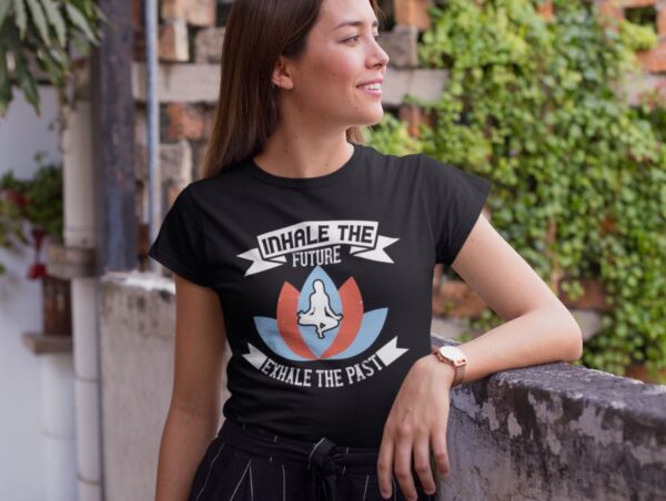 Tricou personalizat - Inhale future exhale the past