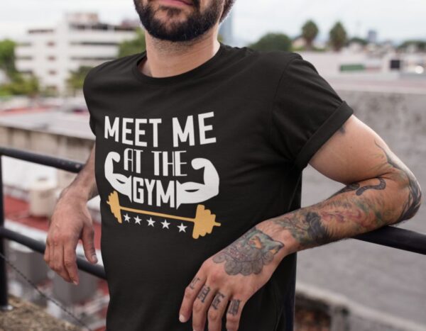 Tricou personalizat - Meet me at the gym