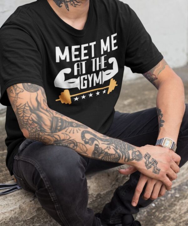 Tricou personalizat - Meet me at the gym